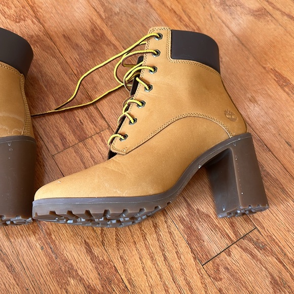 Timberland Women's Brown Heeled Boots 7 - Picture 8 of 10